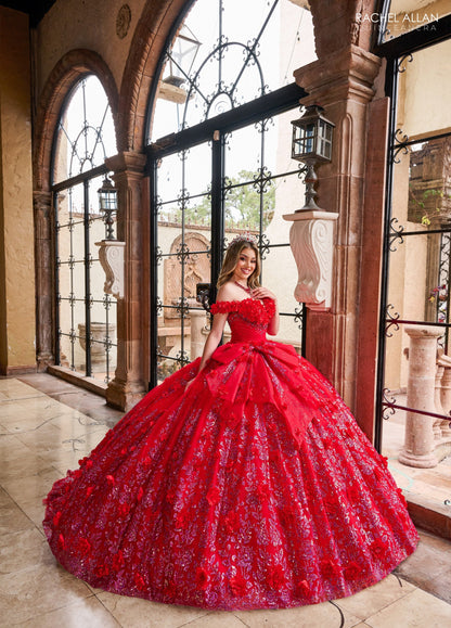 Rachel Allan RQ1141 Off Shoulder Quinceanera Dress