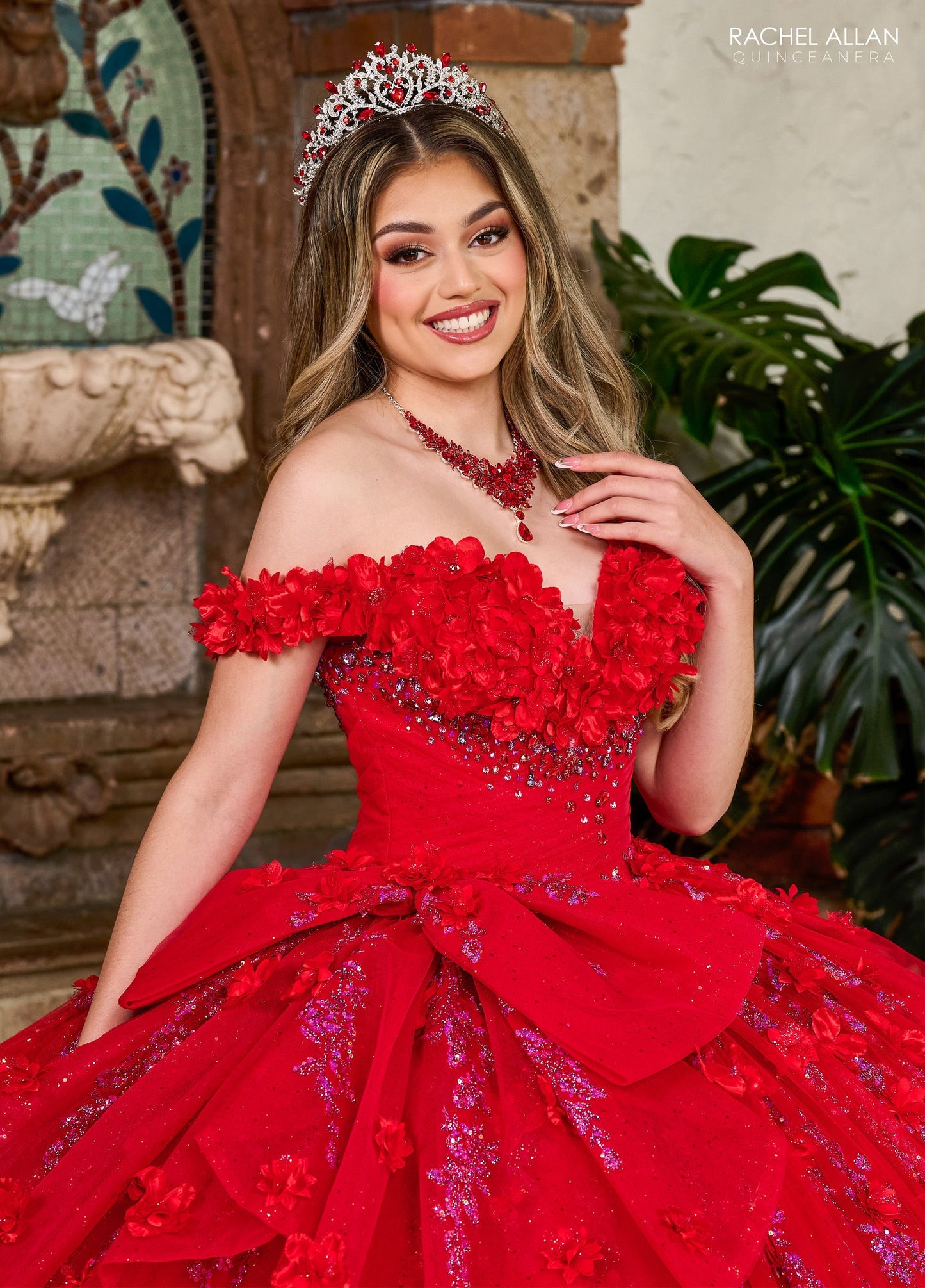 Rachel Allan RQ1141 Off Shoulder Quinceanera Dress