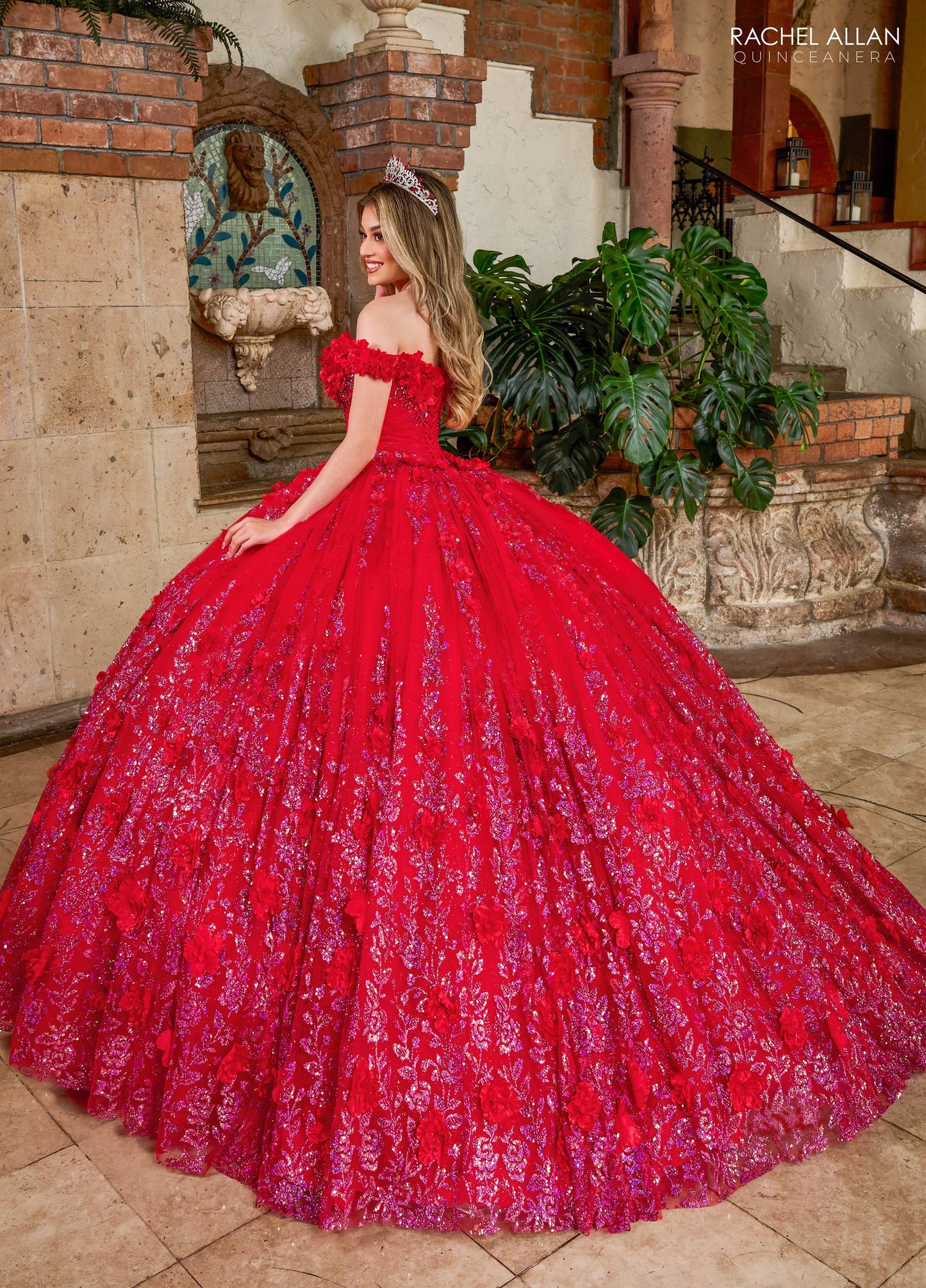 Rachel Allan RQ1141 Off Shoulder Quinceanera Dress
