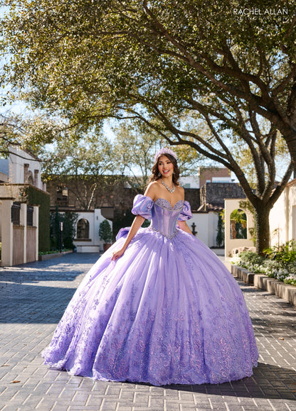 Rachel Allan RQ1142 Beaded Strapless Quinceanera Dress