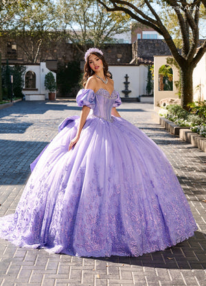 Rachel Allan RQ1142 Beaded Strapless Quinceanera Dress