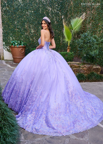 Rachel Allan RQ1142 Beaded Strapless Quinceanera Dress