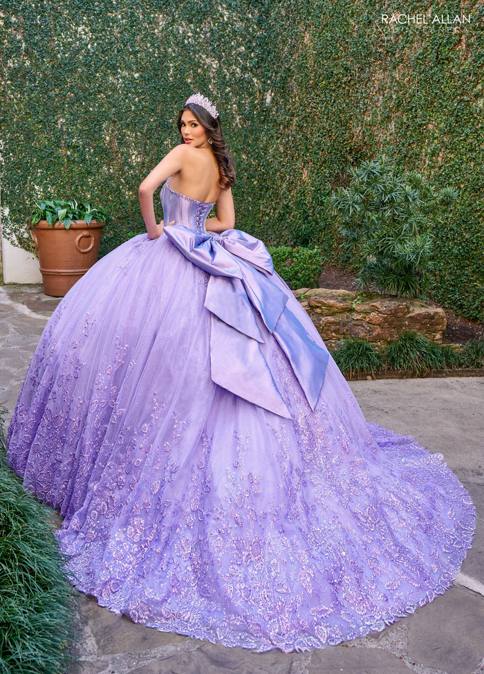 Rachel Allan RQ1142 Beaded Strapless Quinceanera Dress
