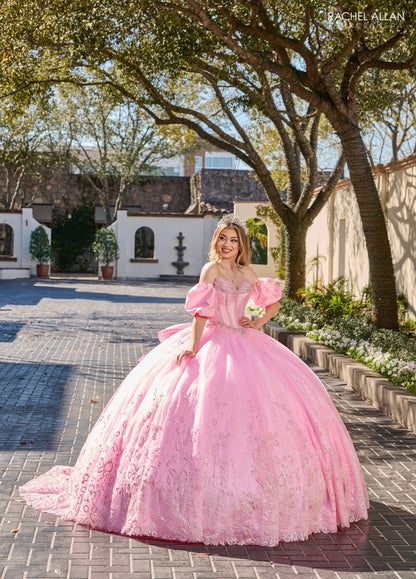 Rachel Allan RQ1142 Beaded Strapless Quinceanera Dress