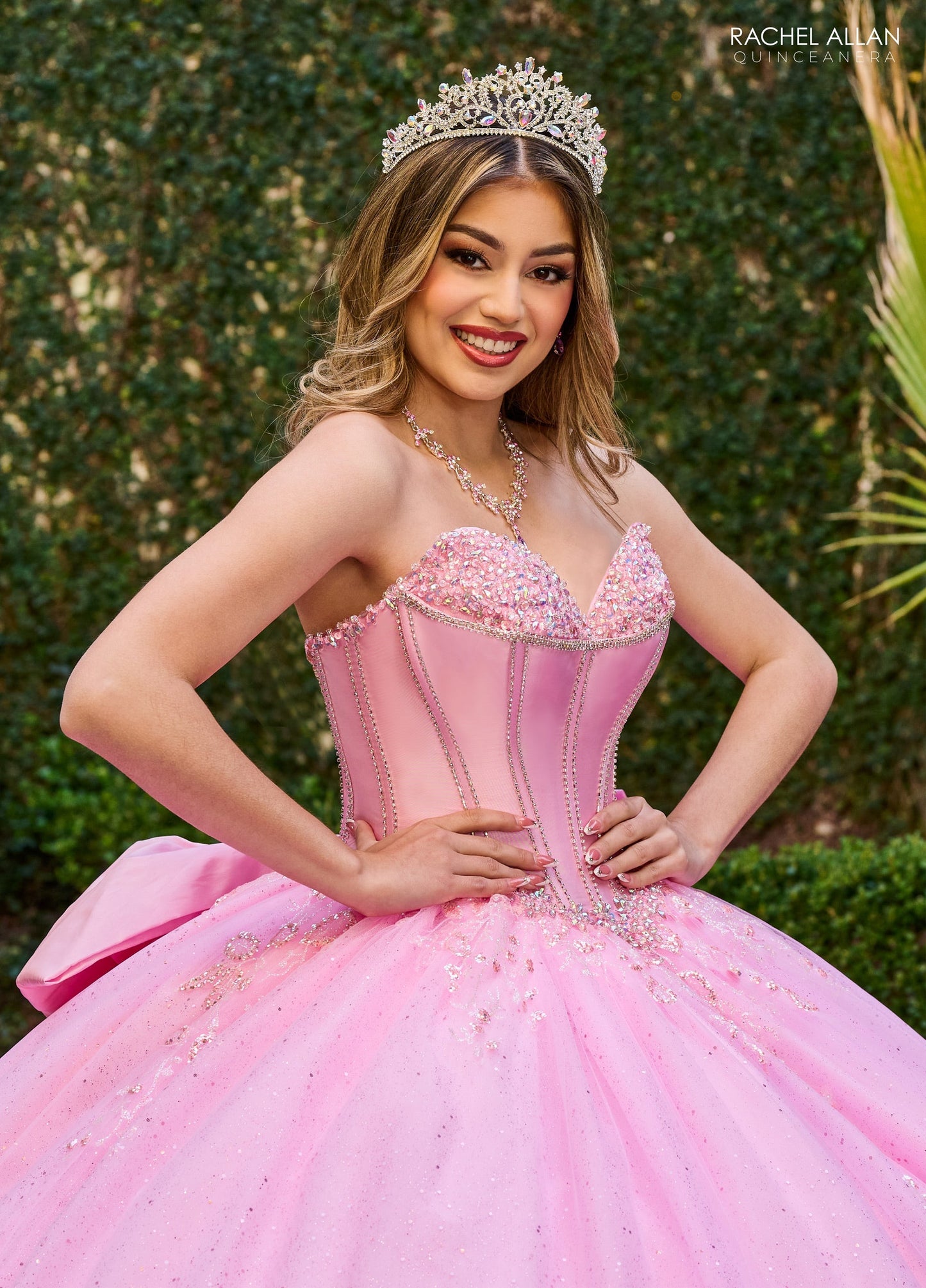 Rachel Allan RQ1142 Beaded Strapless Quinceanera Dress