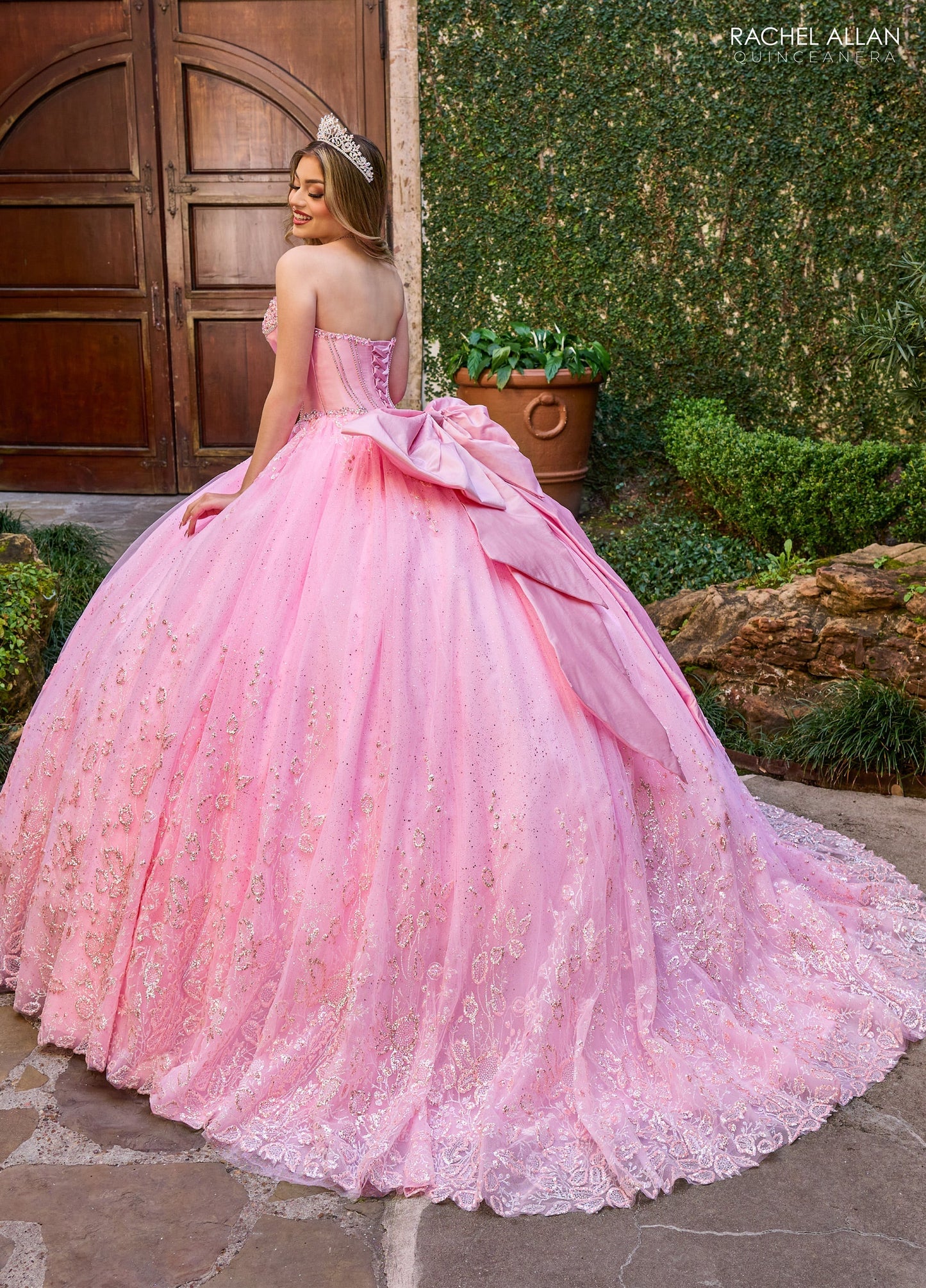 Rachel Allan RQ1142 Beaded Strapless Quinceanera Dress