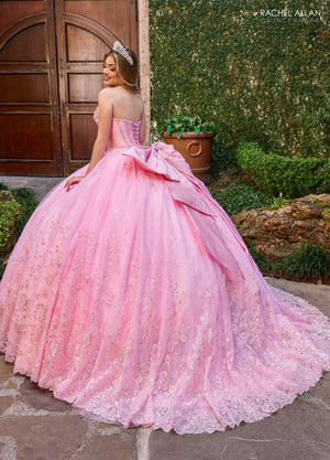 Rachel Allan RQ1142 Beaded Strapless Quinceanera Dress