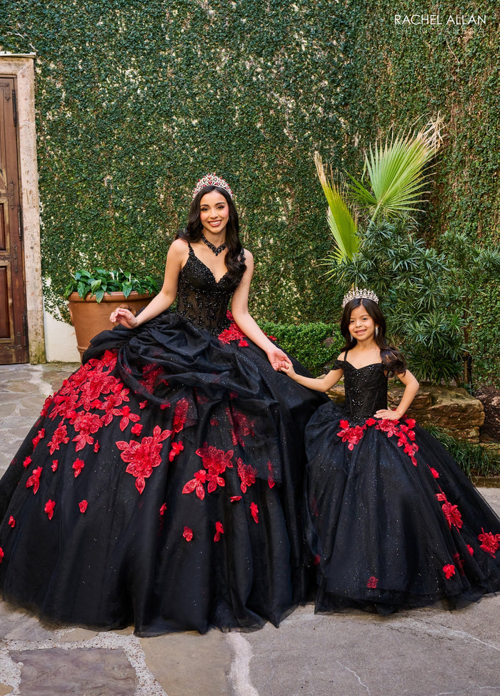 Rachel Allan RQ1144 Cold Shoulder Quinceanera Dress