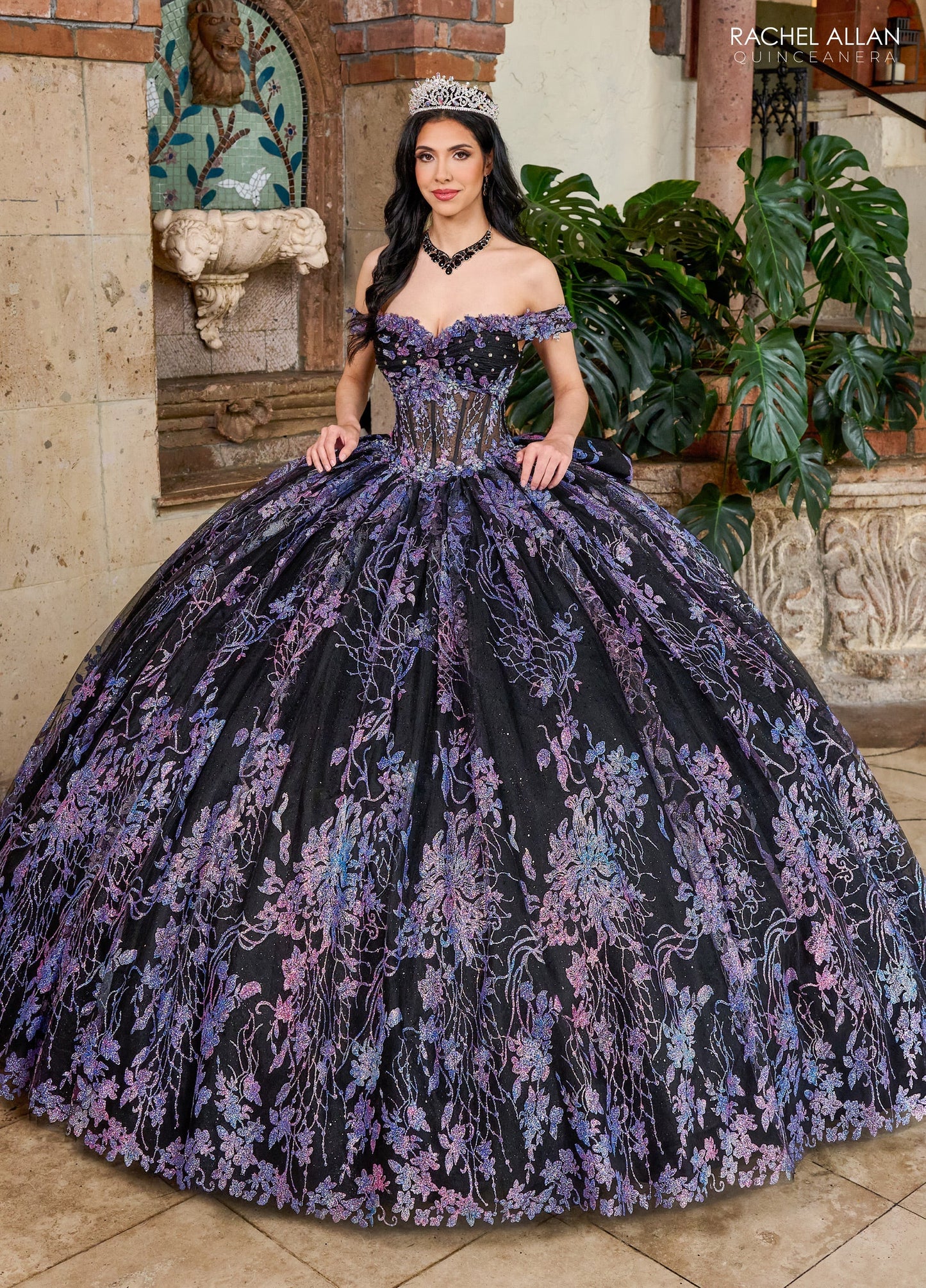 Rachel Allan RQ1146 Off Shoulder Quinceanera Dress