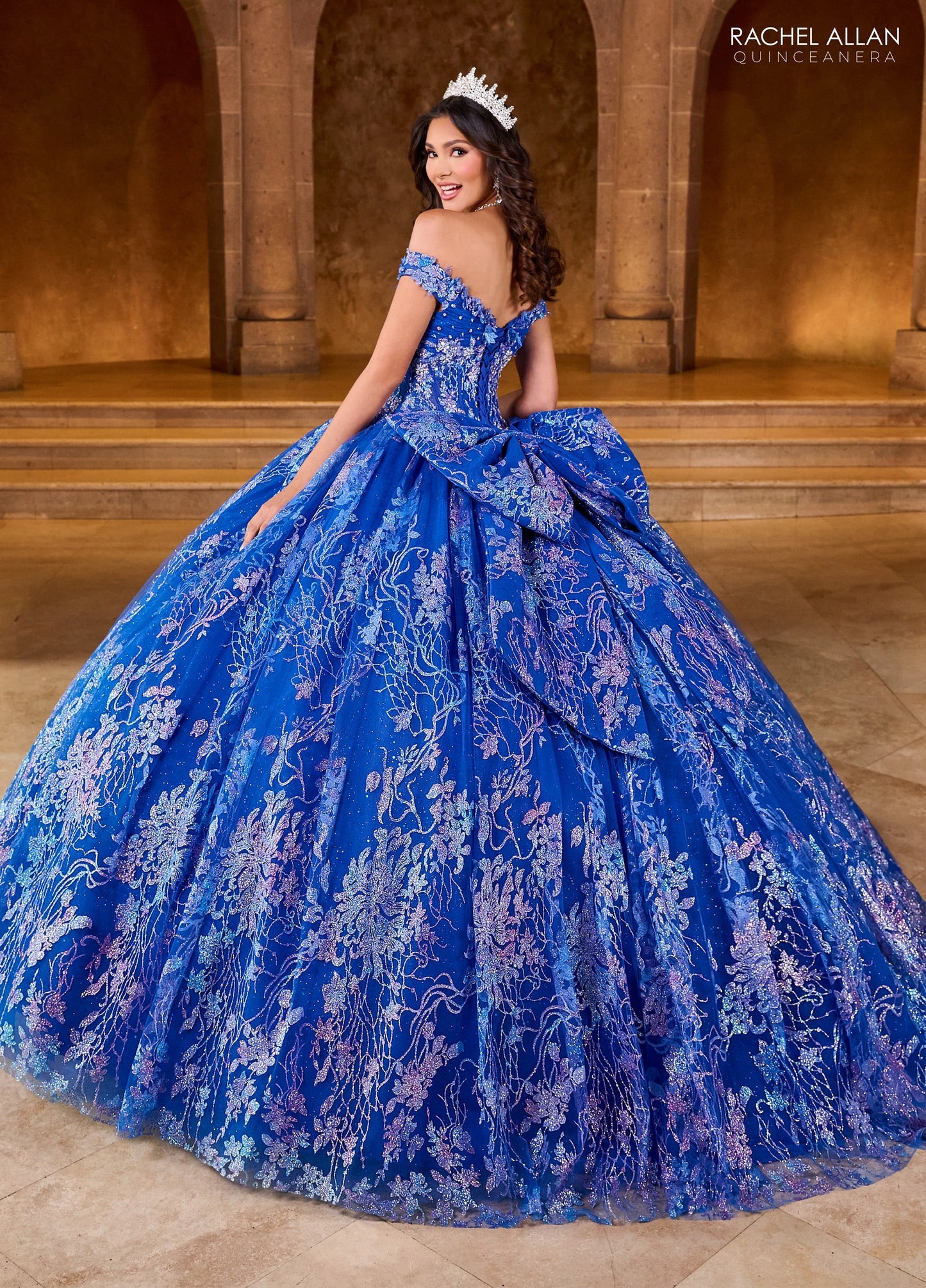 Rachel Allan RQ1146 Off Shoulder Quinceanera Dress