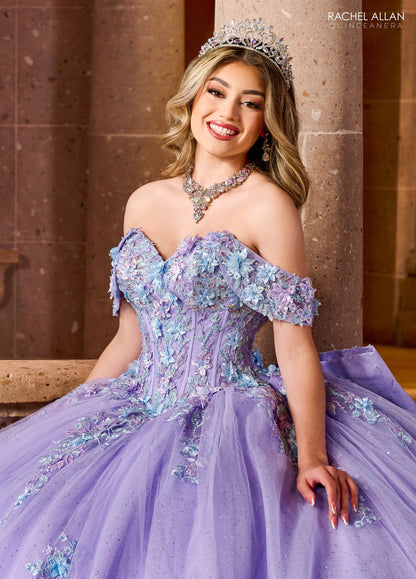 Rachel Allan RQ1153 Off Shoulder Quinceanera Dress