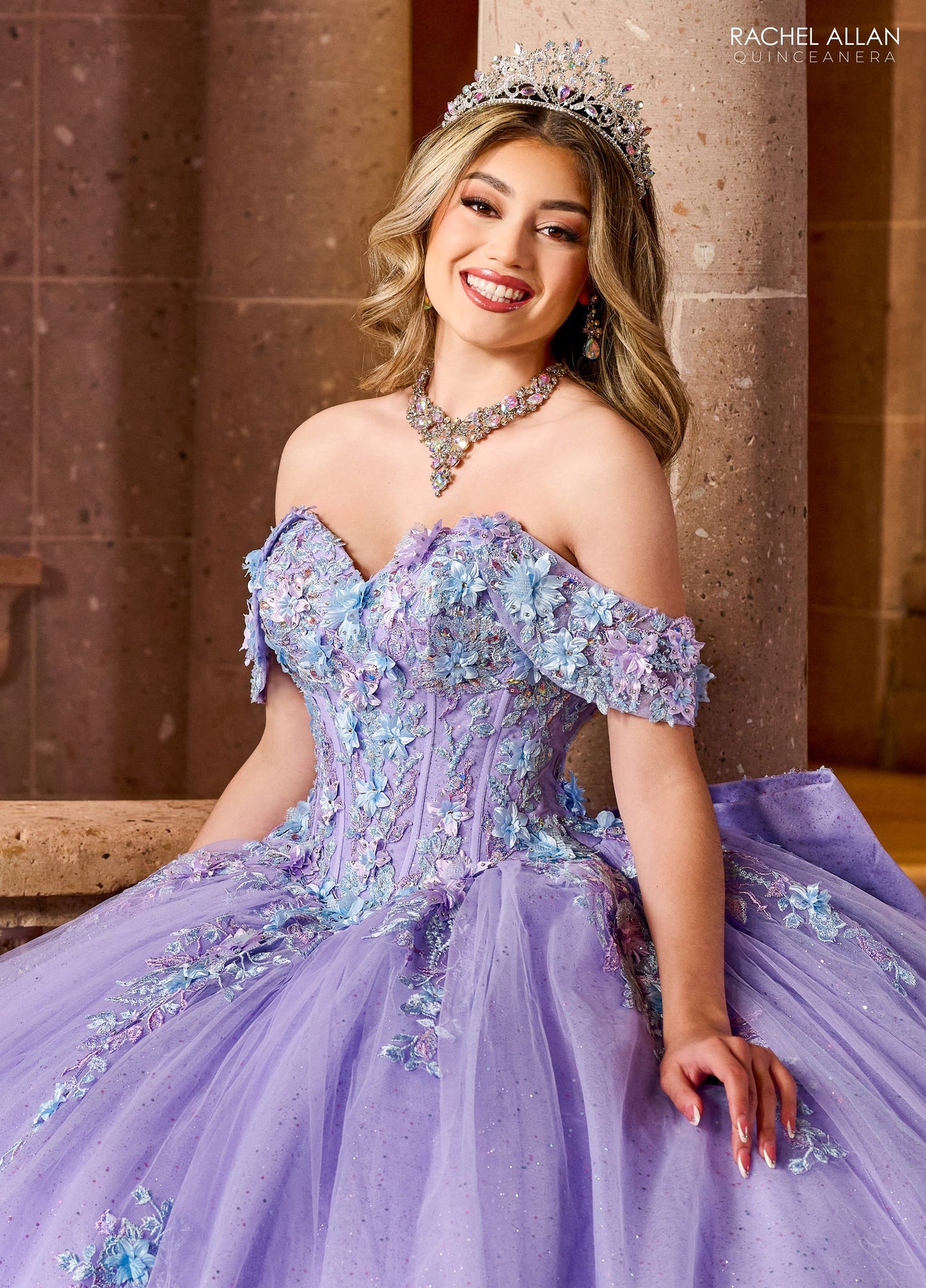 Rachel Allan RQ1153 Off Shoulder Quinceanera Dress