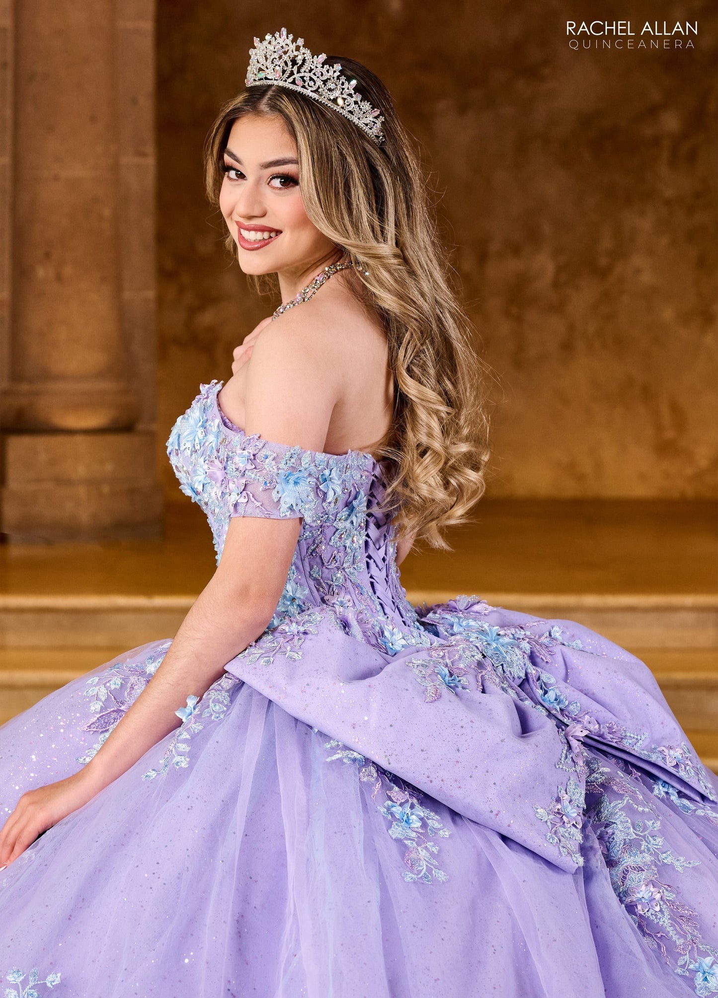 Rachel Allan RQ1153 Off Shoulder Quinceanera Dress