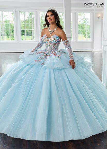 Rachel Allan RQ1161 Long Sleeve Quinceanera Dress