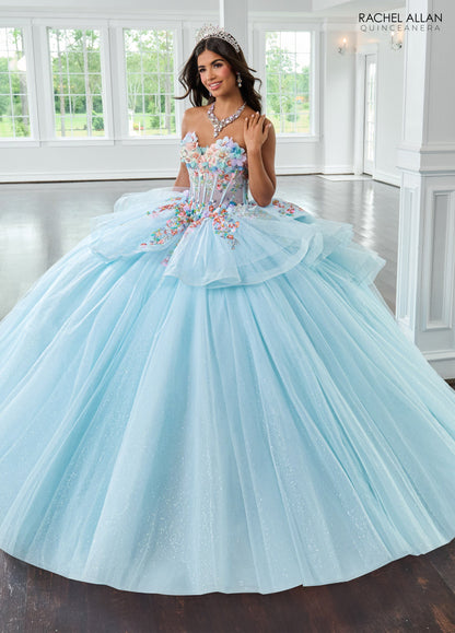 Rachel Allan RQ1161 Long Sleeve Quinceanera Dress