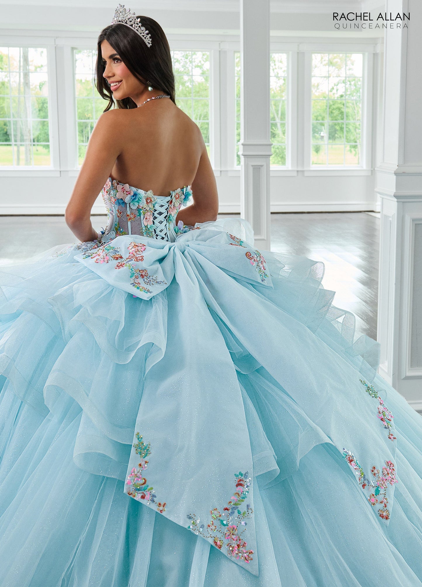 Rachel Allan RQ1161 Long Sleeve Quinceanera Dress