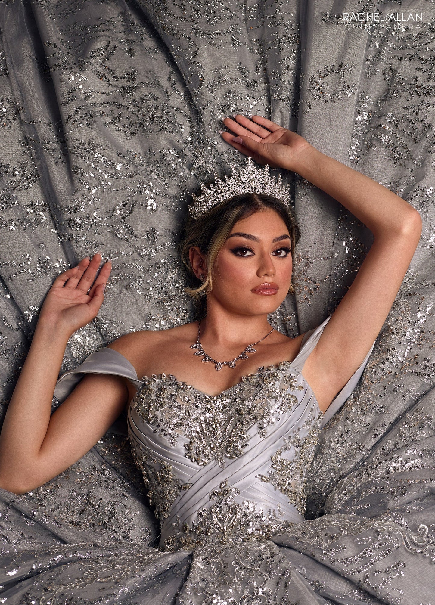 Rachel Allan RQ2194 Off Shoulder Quinceanera Dress