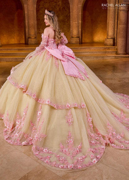 Rachel Allan RQ2196 Strapless Corset Quinceanera Dress