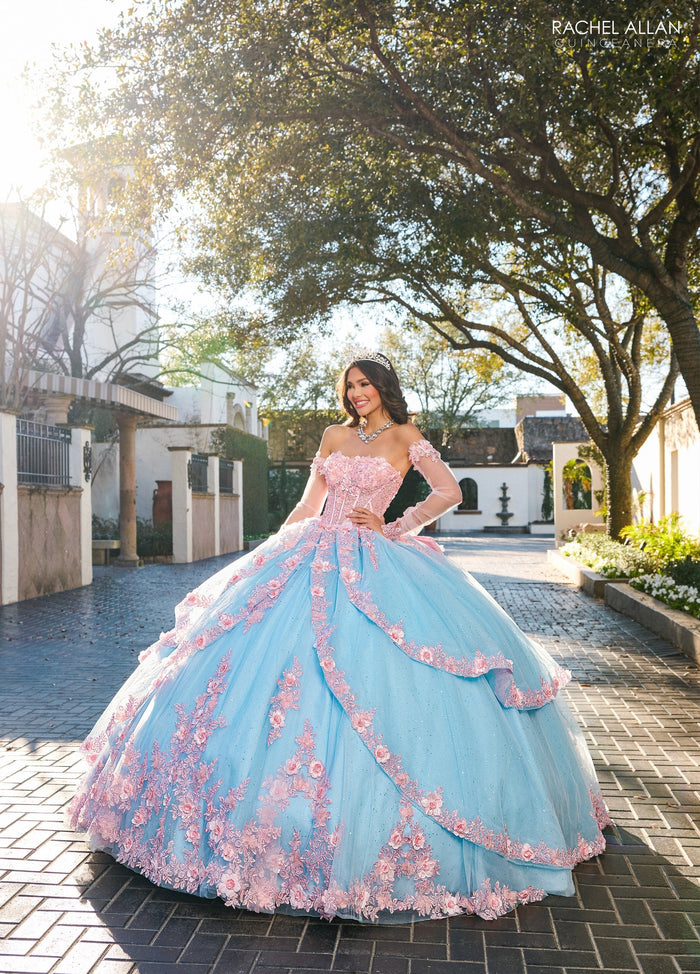 Rachel Allan RQ2196 Strapless Corset Quinceanera Dress