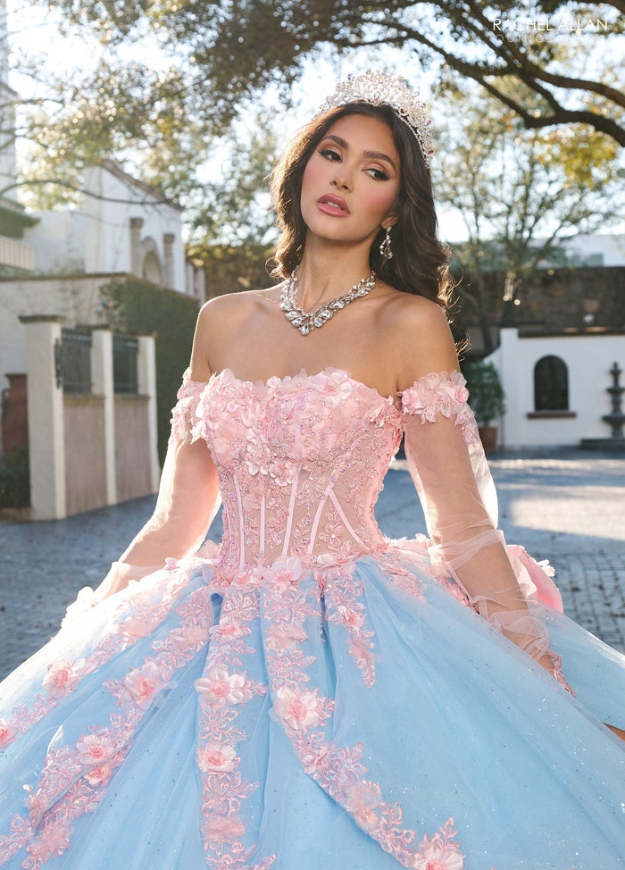Rachel Allan RQ2196 Strapless Corset Quinceanera Dress