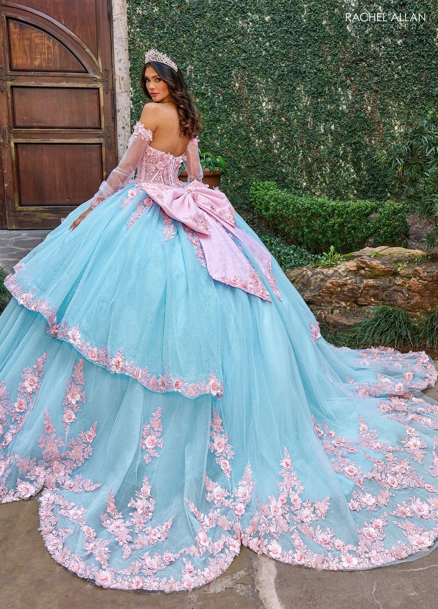 Rachel Allan RQ2196 Strapless Corset Quinceanera Dress