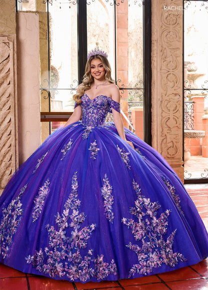 Rachel Allan RQ2200 Puff Sleeve Quinceanera Dress