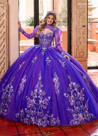Rachel Allan RQ2200 Puff Sleeve Quinceanera Dress