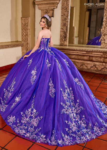 Rachel Allan RQ2200 Puff Sleeve Quinceanera Dress