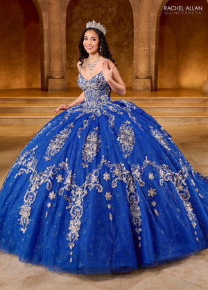 Rachel Allan RQ2202 Sleeveless Corset Quinceanera Dress