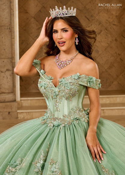 Rachel Allan RQ2210 Off Shoulder Quinceanera Dress