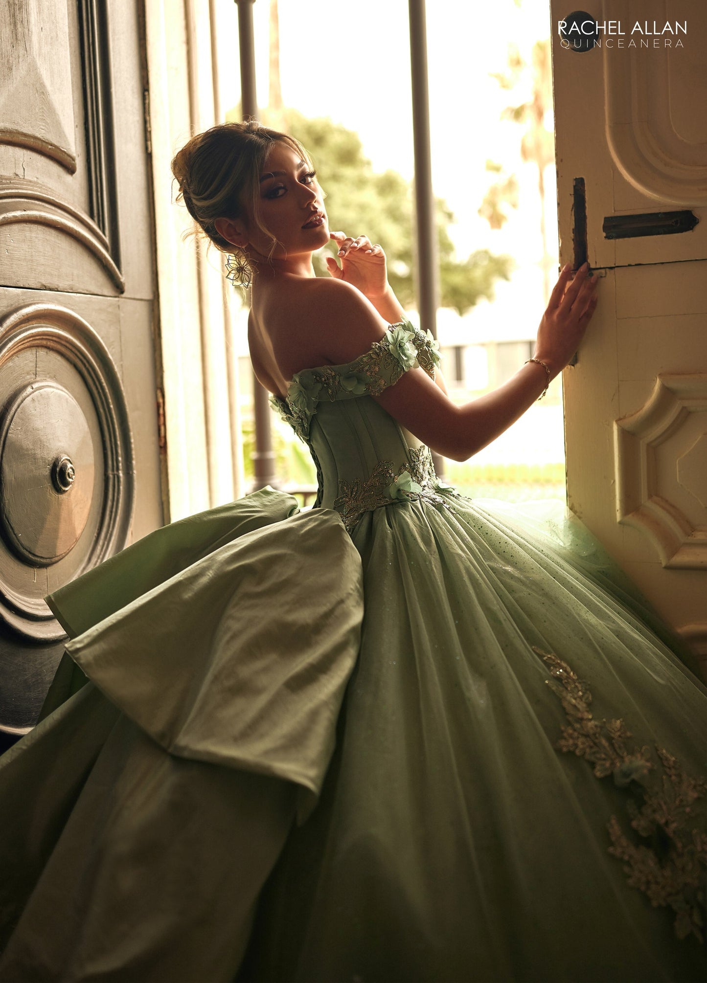 Rachel Allan RQ2210 Off Shoulder Quinceanera Dress