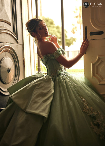 Rachel Allan RQ2210 Off Shoulder Quinceanera Dress