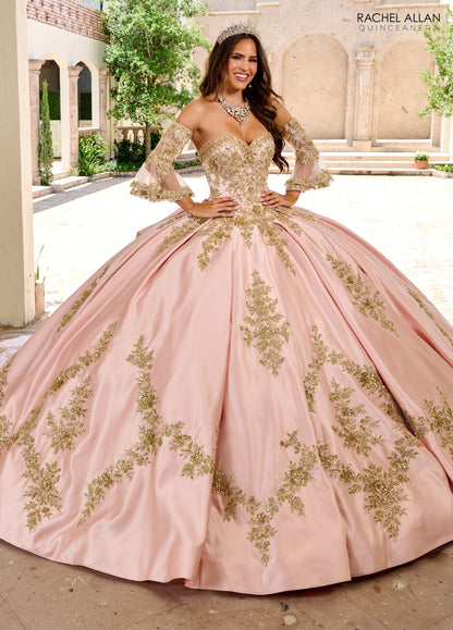 Rachel Allan RQ2217 Long Sleeve Quinceanera Dress