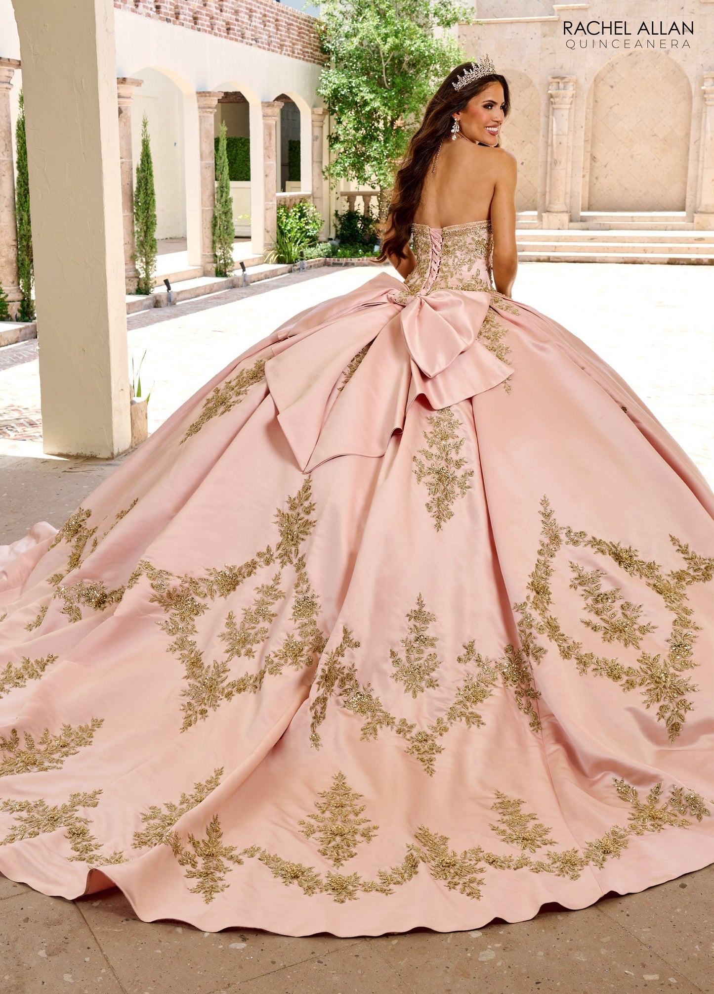 Rachel Allan RQ2217 Long Sleeve Quinceanera Dress