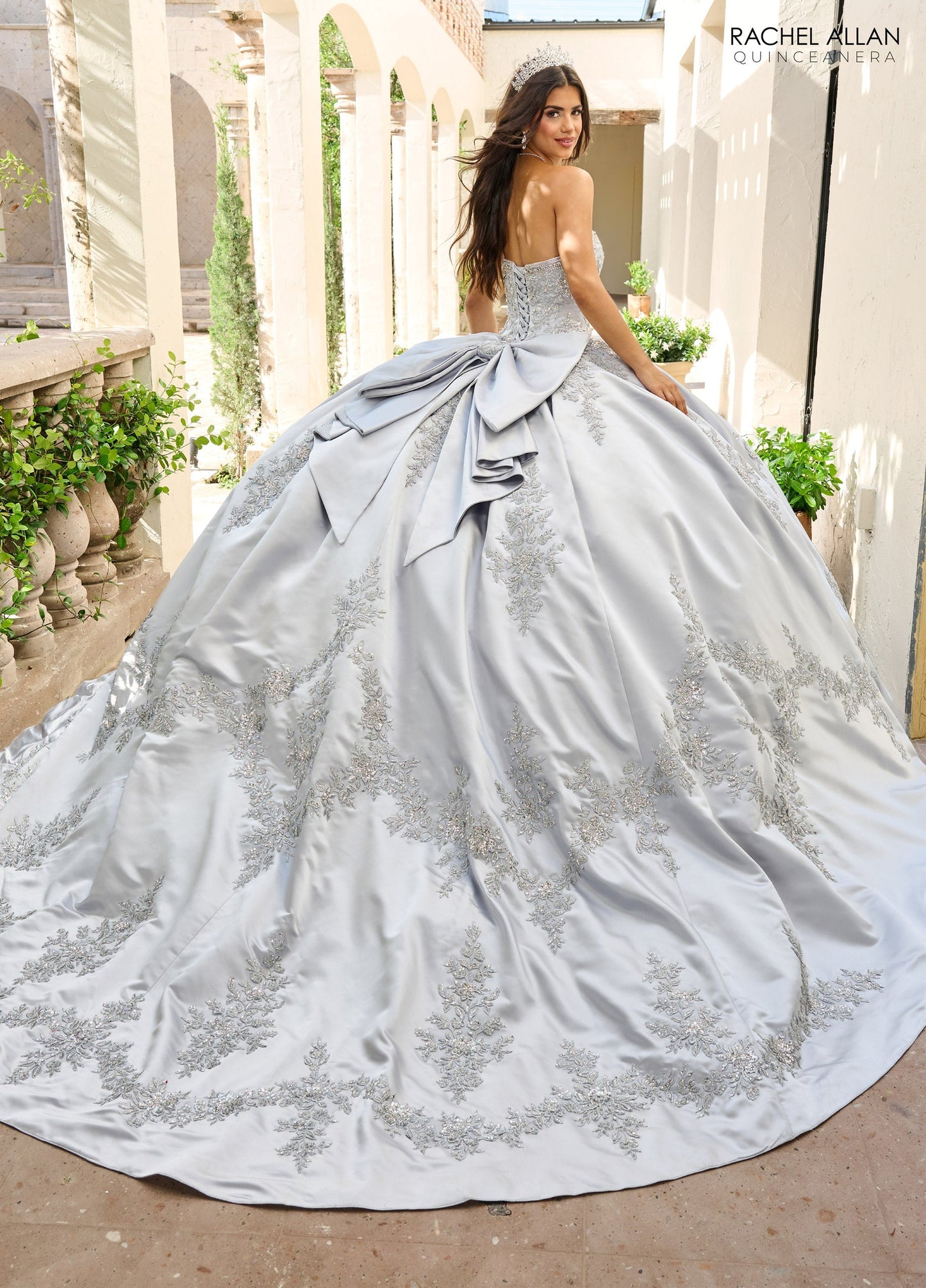 Rachel Allan RQ2217 Long Sleeve Quinceanera Dress