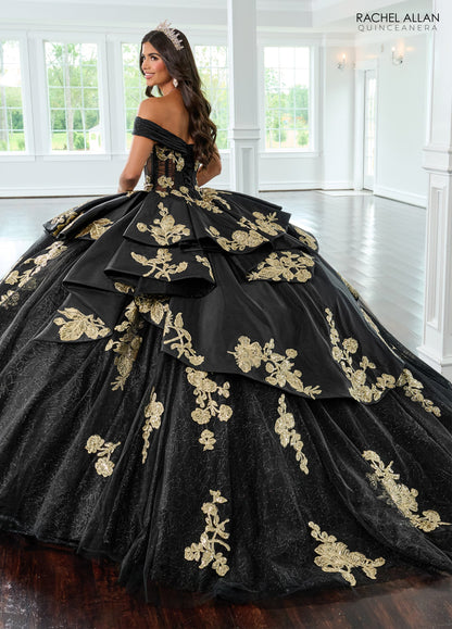 Rachel Allan RQ2222 Off Shoulder Quinceanera Dress