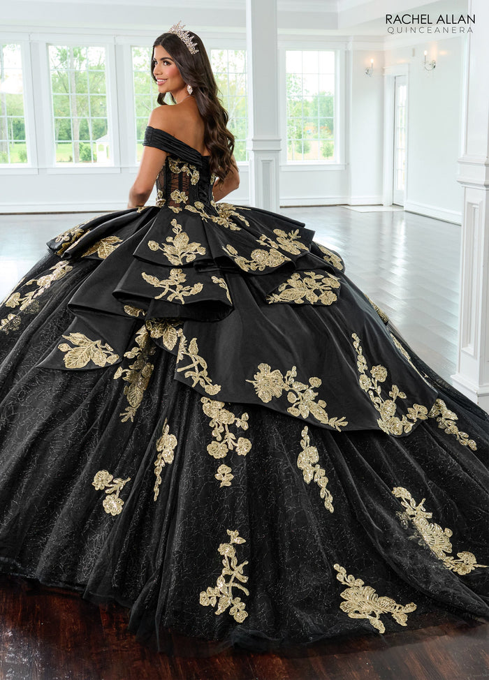 Rachel Allan RQ2222 Off Shoulder Quinceanera Dress