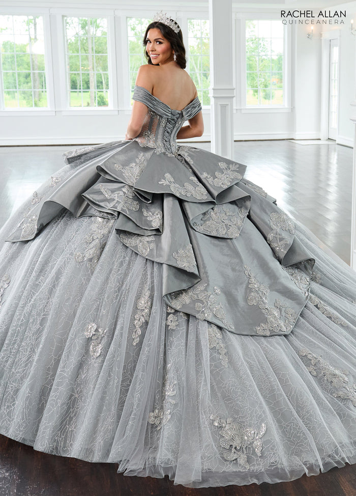 Rachel Allan RQ2222 Off Shoulder Quinceanera Dress