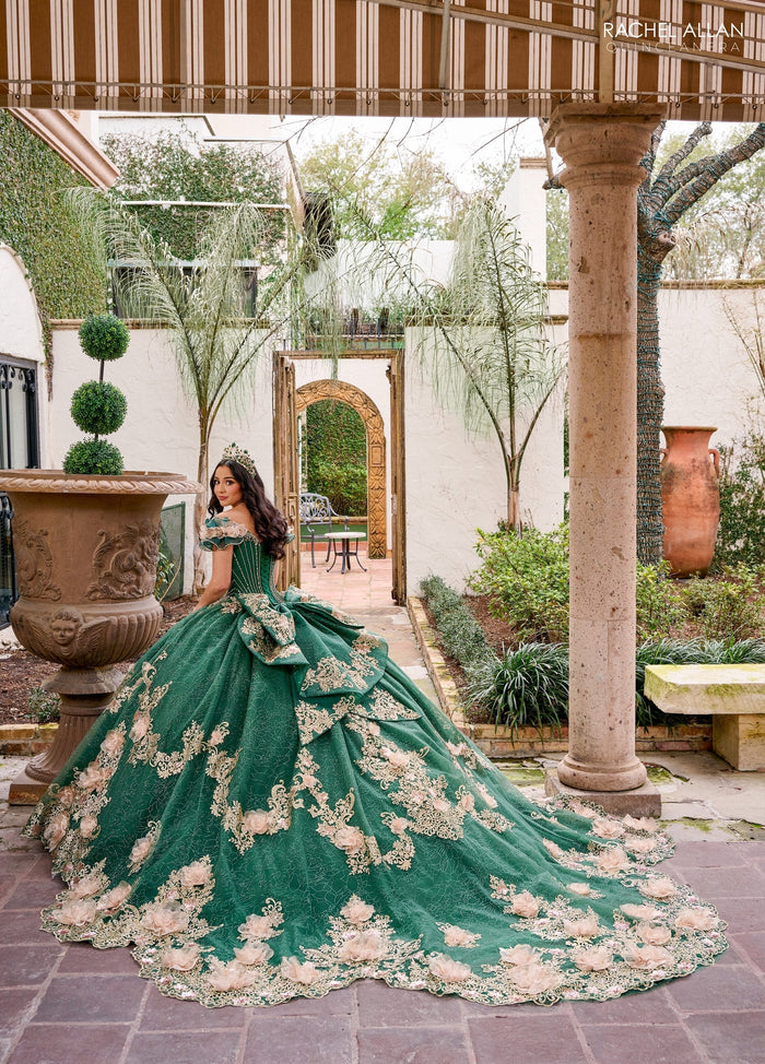 Rachel Allan RQ3133 Off Shoulder Quinceanera Dress