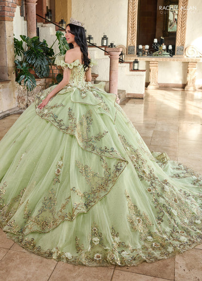 Rachel Allan RQ3137 Off Shoulder Quinceanera Dress