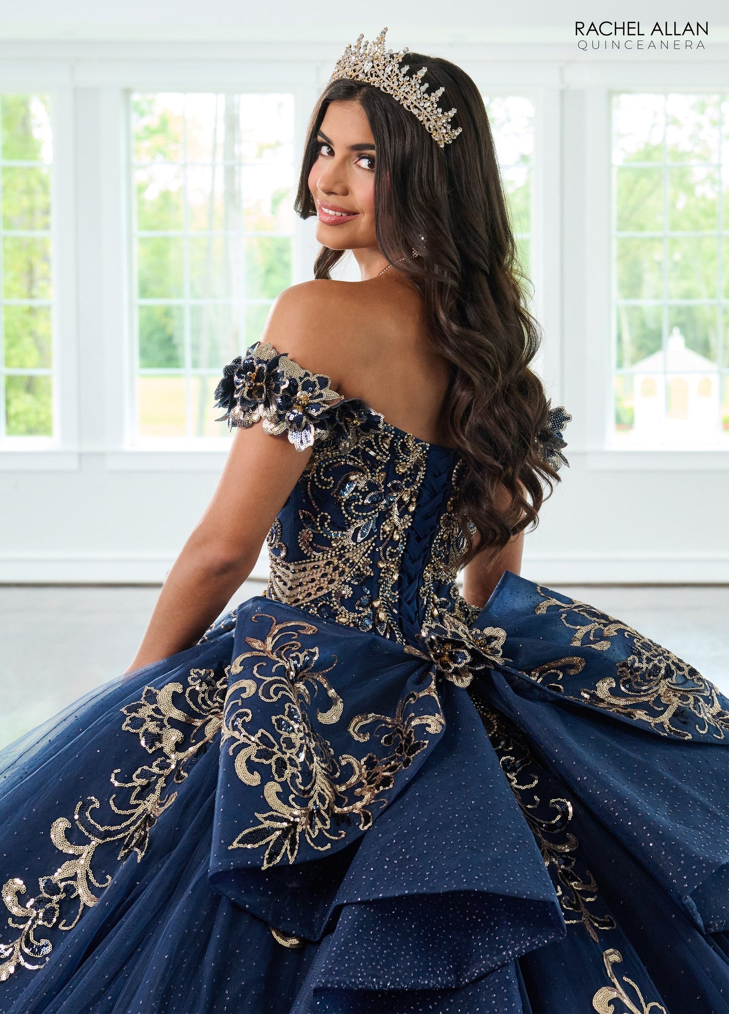 Rachel Allan RQ3145 Off Shoulder Quinceanera Dress