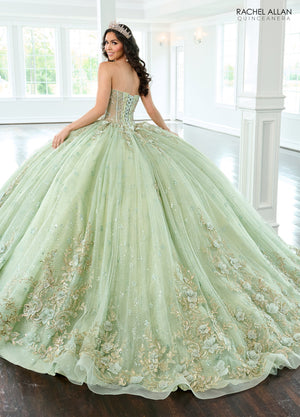 Rachel Allan RQ3146 Cape Sleeve Quinceanera Dress