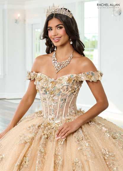 Rachel Allan RQ3150 Off Shoulder Quinceanera Dress
