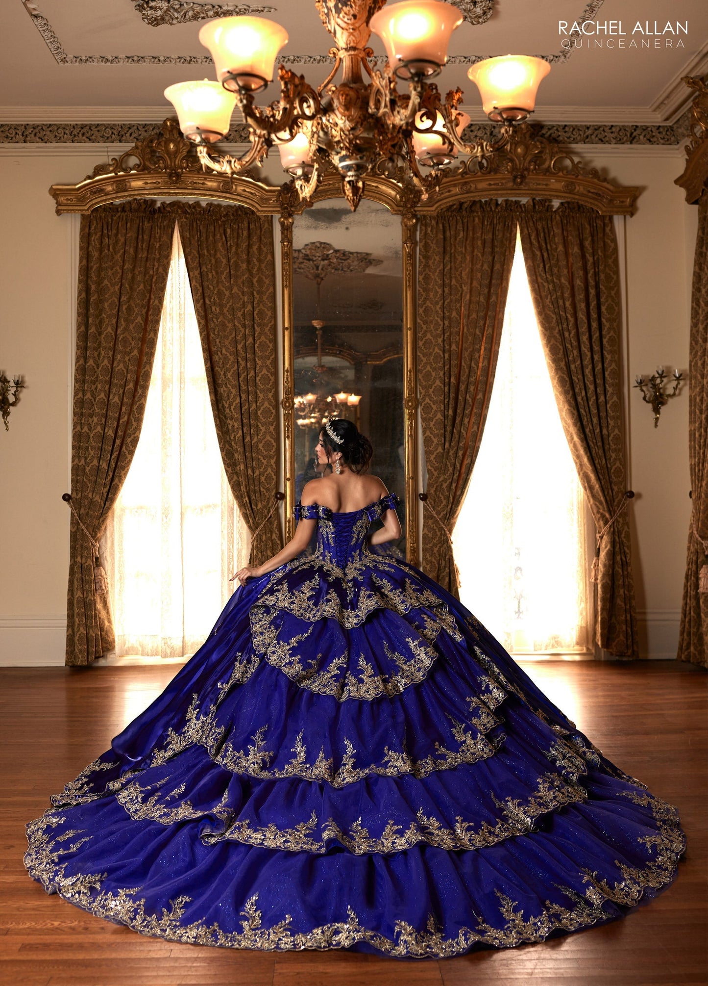 Rachel Allan RQ3151 Off Shoulder Quinceanera Dress