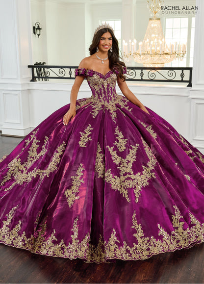 Rachel Allan RQ3151 Off Shoulder Quinceanera Dress