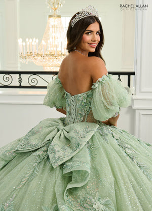 Rachel Allan RQ3153 Puff Sleeve Quinceanera Dress