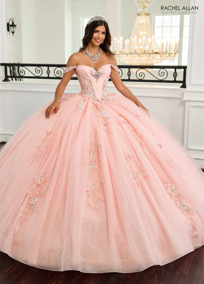Rachel Allan RQ3154 Off Shoulder Quinceanera Dress