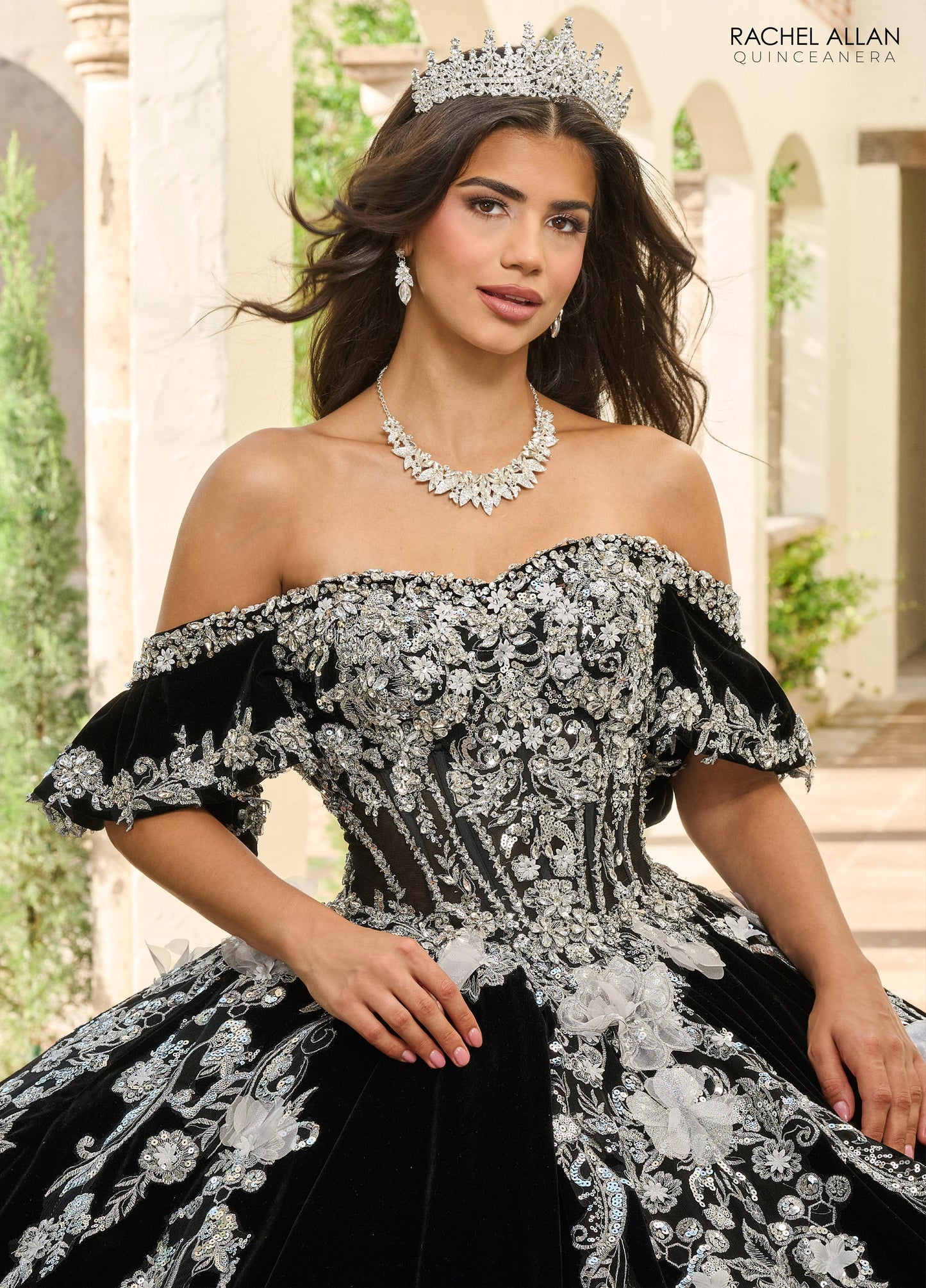 Rachel Allan RQ5011 Velvet Charro Quinceanera Dress