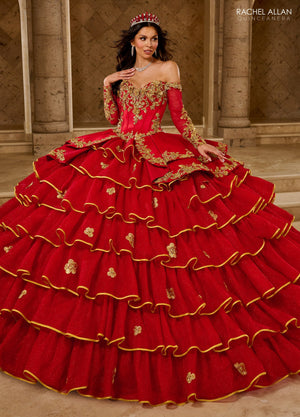 Rachel Allan RQ5012 Ruffled Charro Quinceanera Dress