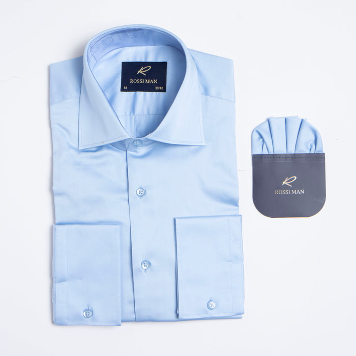 Men's Light Blue Shirt by Rossi Man - RS1 Model
